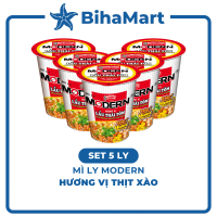 [SET 5 LY] - ACECOOK - Mì ly Modern hương vị Lẩu thái tôm, Mì ly lẩu thái tôm Modern ăn liền, Mì Mod