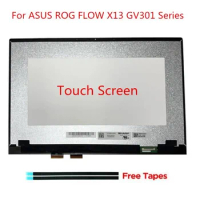 13.4‘’ FHD IPS LED LCD Screen Display Touch Digitizer Assembly for ASUS ROG Flow X13 GV301 Series 1920X1200 120 Hz 40 Pins