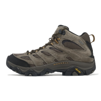 Merrell 戶外鞋 Moab 3 Mid GTX 男鞋 棕 黑 防水 襪套 抓地 郊山 登山鞋 ML035795