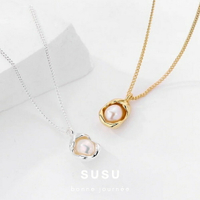 SU SU︱珍珠貝殼項鍊❤️日韓 明星 熱銷 925純銀 防過敏 珍珠 飾品 耳環 項鍊 手鍊 穿搭 百搭 時尚