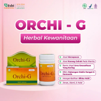 ORCHI-G Obat Herbal Menopause Wanita Dewasa BPOM, Vitamin Menopause, Obat Herbal Hormon Wanita, Herb