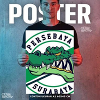 Poster Persebaya Official Persebaya Store Style Hiasan Dinding Kamar Eksklusif Dekorasi Seni Premium