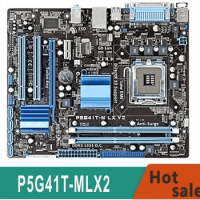 P5G41T-M LX Motherboards LGA 775 DDR3 8GB G41 P5G41T-M LX Desktop Mainboard Systemboard SATA II PCI-E X16