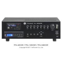TPA-120CDR SHOW 120W擴大機/USB/SD卡/MP3錄放音及單片吸入CD