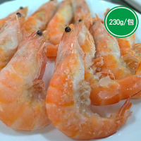 新鮮市集 嚴選冷凍熟白蝦(230g/包)