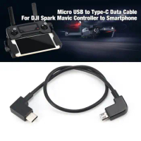 Data Cable For DJI Spark/MAVIC Pro/Mavic 2 /Mini SE Control Micro USB to Type C for IPhone /Pad For xiaomi