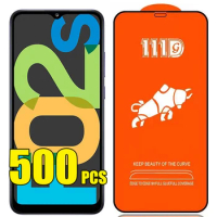 500pcs 111D Tempered Glass 9H Full Cover Screen Protector Film For Samsung Galaxy A21S A01 A11 A21 A31 A41 A51 A61 A71 A81 A91