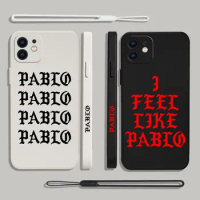 I FEEL LIKE PABLO Rapper Kanye West Phone Case For Samsung A53 A50 A52S A51 A72 A71 A73 A32 A22 A30 A21S 4G 5G with Hand Strap