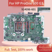 For HP ProOne 600 G3 All-in-one Motherboard 914096-601 906204-001 6050A2916201 SR2WE E131920 DDR4 AIO Mainboard