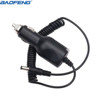 BAOFENG UV-5R Car Charger Cable Line 12-24V Input For pofung uv5r uv-5re portable Radio BF-F8HP UV-82 uv82 GT-3 Walkie Talkie