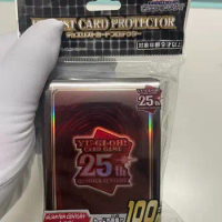 100 Pcs Yugioh Master Duel Monsters 25th Quarter Century Collection Official Sealed Card Protector Sleeves
