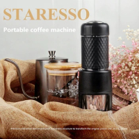 STARESSO II Italian Concentrated Mini Manual Capsule Coffee Machine Household Portable Outdoor Coffee Maker Convenient