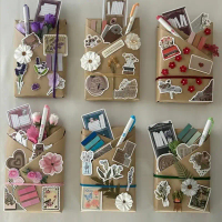Quà tặng bookmark, Hộp hẹn hò lãng mạn mù, Với sách, Quà tặng sách hẹn hò mù, Miếng dán bookmark, Qu
