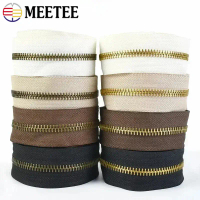2/3/4/5Meters 5# Metal Zipper By The Meter for Garment Shoes Decorative Zippers Bag Clothes Jacket C