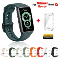 Silicone Strap For Huawei Band 6/6 Pro Strap Replacement Watchband For Honor Band 6 Strap