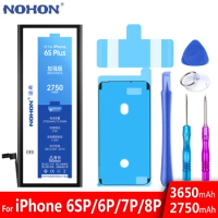 NOHON Lithium Polymer Battery For Apple iPhone 6S Plus 8 7 6 S Real Capacity Replacement Bateria For iPhone 6Plus 7Plus 8Plus