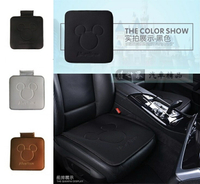 權世界@汽車用品 NAPOLEX Disney 米奇 透氣舒適坐墊(前坐墊1個) WDC156C-三色選擇