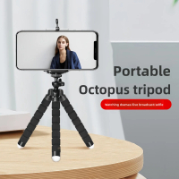 Aktiviti Luar Tripod Gurita Mudah Alih | untuk Telefon & Kamera spin bike Recorder Keychain Speake