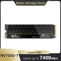 Netac 7400MB/s SSD NVMe 4TB 2TB 1TB 512GB ssd M.2 2280 PCIE4.0x4 Solid State Hard Drive Disk for PS5 laptop desktop NV7000-T SSD