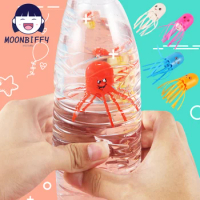 Cute and Fun Toy Amazing Smile Jellyfish Floating Science Toy Gift for Kids Random Octopus Sink and Rise Funny Toys Teaching Aid