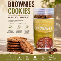 Brownies Cookies Crunch Biskut Borong Murah 150g