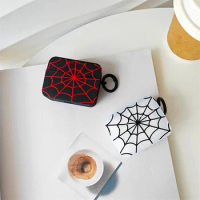 Creative Spider Web Case for AirPods Pro2 Airpod Pro 1 2 3 Bluetooth Earbuds Charging Box Protective Earphone Case Cover