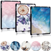 KK&amp;LL For Apple iPad 2/3/4 retina display - Printed tablet PC Plastic Feather pattern Slim Case Cover