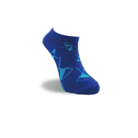 【Arnold Palmer】霓彩隱形襪-藍(船型襪/女襪/隱形襪)