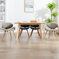 歐式極簡餐桌椅組合家用實木洽談椅甲殼蟲椅凳子簡約靠背餐椅