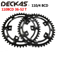 Deckas 4-claw 110BCD Chainring Bike Narrow Wide chain wheel for shimano R7000 R8000 R9100 R9000 4700 5800 6800 R2000 R3000 RX810