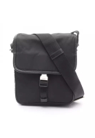 Prada Pre-Loved Prada Shoulder bag Nylon Saffiano leather black