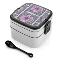 Shindy In The Shade Of The Fig Trees 2021 Bento Box Leak-Proof Square Lunch Box With Compartment Shindy Cro 2021 Bleu Signature