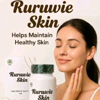 Ruruvie Skin - Kapsul Memutihkan Kulit dengan Extra L-Glutathione & Collagen Halal BPOM Original 10X