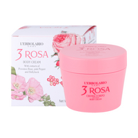 L'ERBOLARIO 蕾莉歐 玫瑰三重奏芳香潤膚霜 200ml 玫瑰 潤膚 保濕 香氛乳液 乳液 溫和 附發票【心心哈德】現貨 全館499超取免運｜全場下殺★滿額再享折扣