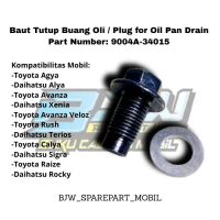 Baut Oli Toyota Avanza Calya Rush Dual VVTI Asli bonus ring