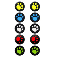 Cat-Claw Analog-Stick Joystick Caps Silicone Skin Fit for Steam Deck Game Controller Button Kawaii-Kitten Paw Cover