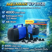 AQUAMAN WP 105B - Pompa Air Celup Kolam Ikan Aquarium Aquascape 105 B