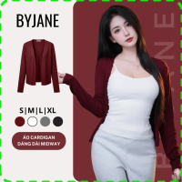 ★(MỞ BÁN) Áo khoác Cardigan dáng vừa midway thanh lịch BYJANE - 922❅VN COD