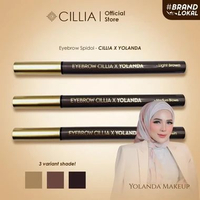 Eyebrow Spidol Alis Cillia X Yolanda Makeup Bundle 3 pcs