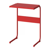 BRUKSVARA 邊桌, 紅色, 42x30 公分