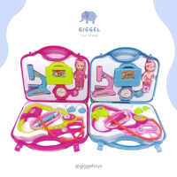 [ Giggel ] Mainan Anak Koper Dokter Set Lengkap Boneka Barbie  / Doctor Set Kids Toys Medical Kit