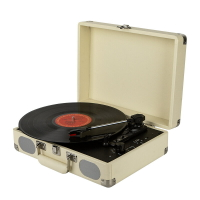 免運 現貨立體聲黑膠唱片機家用客廳擺件復古留聲機藍牙帶電池電唱機
