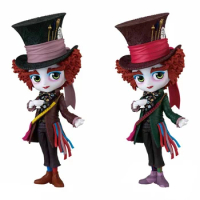Disney Alice in Wonderland Mad Hatter Action Figure Toys Decoration Model Collectible Dolls Toys Gifts for Kids