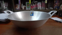 CENDRAWASIH WAJAN KUALI ALUMUNIUM TEBAL PENGGORENGAN JUMBO SUPER UK 16 DIAMETER 40 CM SNI AWET KUAT