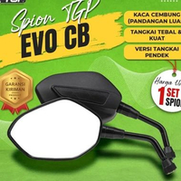 TGP EVO SPION ORIGINAL MODEL CB TIGER VARIO 125 150 SCOOPY PCX BEAT KACA CEMBUNG ORI 100% PENDEK