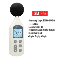 Noise Meter Sound Dosimeter Sound Level Meter Noise Level Monitor Best spl Meter GM1356 BENETECH