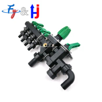 Agricultural Sprayer Control Shut Off Valve 4 Way Water Splitter Pipe Ball Valve Electric Magnetic Valve Actuator Ball Valve