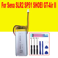 Battery for Sena SLR2 SP51 SHOEI GT-Air II,2019 SHOEI Neotec II Headset