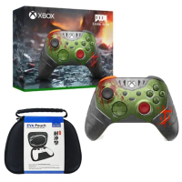 【Microsoft 微軟】XBOX 原廠無線控制器《毀滅戰士：黑暗時代》手把 全新未拆封(贈副廠控制器外出攜帶包)