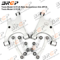 BRCP Rear Suspension Control Arm Stabilizer Link Tie Rod End Kits For Tesla Model S X 5YJS 5YJX 600684000B 102742100E 600689500A